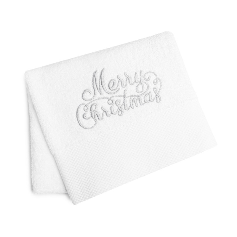 Набір рушників "Новорічний" – махровий і вафельний, 50х90 см, 2 шт