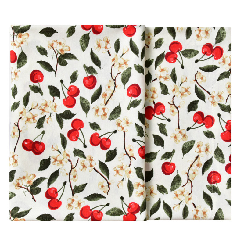 Скатертина з водовідштовхувальним просоченням IDEIA 140х170 см бавовна вишня