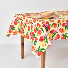 Скатертина з водовідштовхувальним просоченням IDEIA 140х170 см бавовна персик