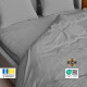 Комплект постільної білизни полуторний Cloud Dream IDEIA жатка, у подарунковому пакованні сірий/беж