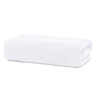 Рушник махровий 100х150 см пл 600 г/м2 банний для тіла та сауни натуральна бавовна білій