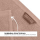 Килимок для ніг і ванної кімнати 50х70 см бавовна жакард з ніжками пл 700 г/м2 беж