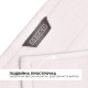 Килимок для ніг і ванної кімнати 50х70 см бавовна жакард з ніжками пл 700 г/м2 білий