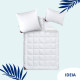 Ковдра Super Soft Premium всесезонна 175х210 см IDEIA штучний пух гипоалергенна бавовна натуральна перкаль преміум