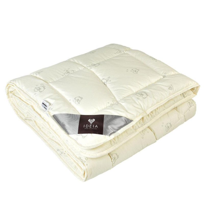 Ковдра вовняна 200х220 см зимова Wool Classic IDEIA вовна тепла ковдра натуральна овеча вовна