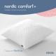 Подушка для сну 70х70 см NORDIC COMFORT+ IDEIA антиалергенна холофайбер чохол з блискавкою біла