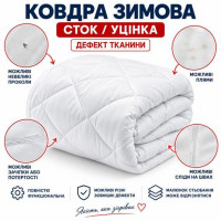Ковдра зимова антиалергенна євро 200×220 см, мікрофібра 300 г/м²