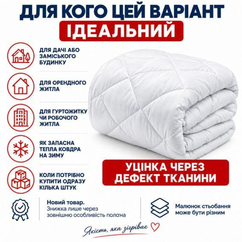 Зимова ковдра євро 200×220 см із мікрофібри IDEIA