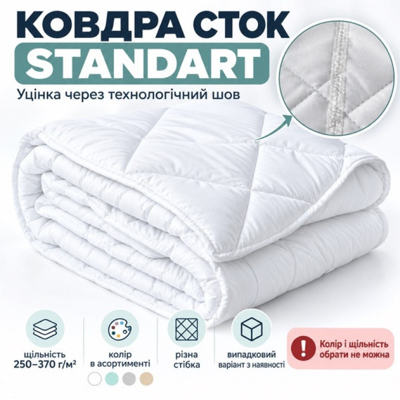 Зимова антиалергенна ковдра IDEIA Мікрофібра ID8-36349*001 175х210 см (сток, уцінка)
