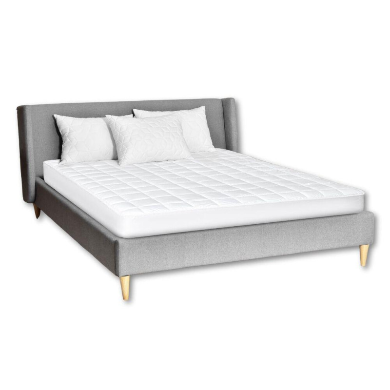 Наматрацник 180×200×35 SleepDream з натяжним бортом периметром, гіпоалергенний, надплотний, захисний