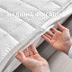 Наматрацник 90×200×35 SleepDream з натяжним бортом периметром, гіпоалергенний, надплотний, захисний