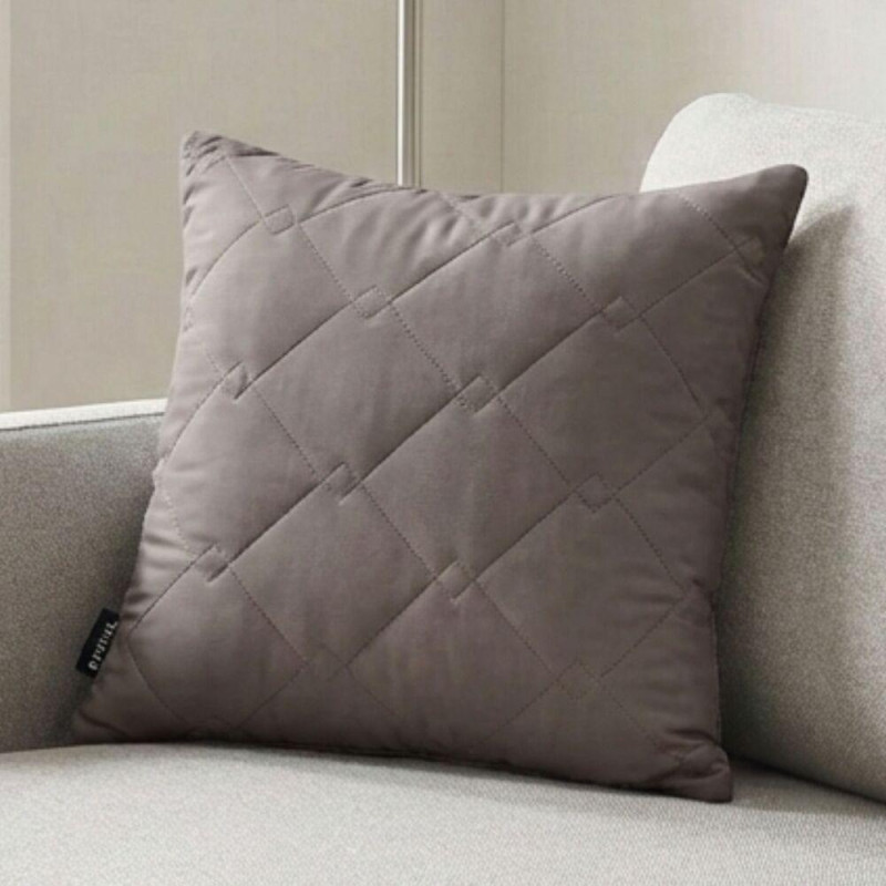 Подушка декоративная CUBE ТМ IDEIA 50х50 см сірий