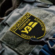Набор шевронов 2 шт на липучке Укрзалізниця УЗ Помічна 6,5х8 см, вышитый патч нашивка липучка