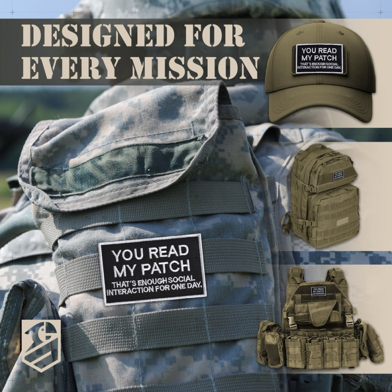 Набор шевронов 2 шт You Read My Patch 5×8 см, вышитый патч, нашивка, шеврон