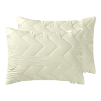 Набір подушок 2 шт 50х70 см акційний з переробленого волокна молоко