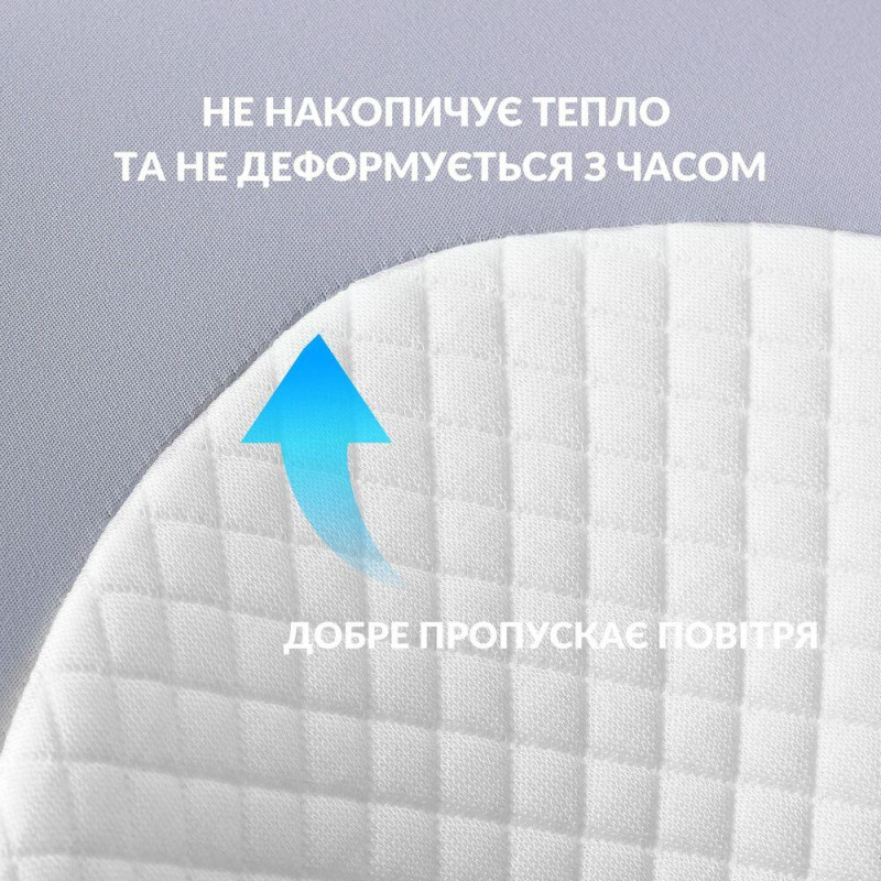 Подушка ортопедична ErgoSleep 61х34х12 см IDEIA анатомічна з ефектом пам'яті для сну на боці, спині