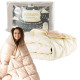 Ковдра вовняна Woolly 155х210 см IDEIA 400 г/м2 зимова, тепла, натуральна, овеча вовна