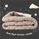 Ковдра вовняна Woolly 155х210 см IDEIA 400 г/м2 зимова, тепла, натуральна, овеча вовна