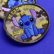 Набір шевронів 2 шт. на липучці Stitch, Стіч, я все відчуваю та відчуваю, шутковий патч вишитий шеврон нашивка 8 см