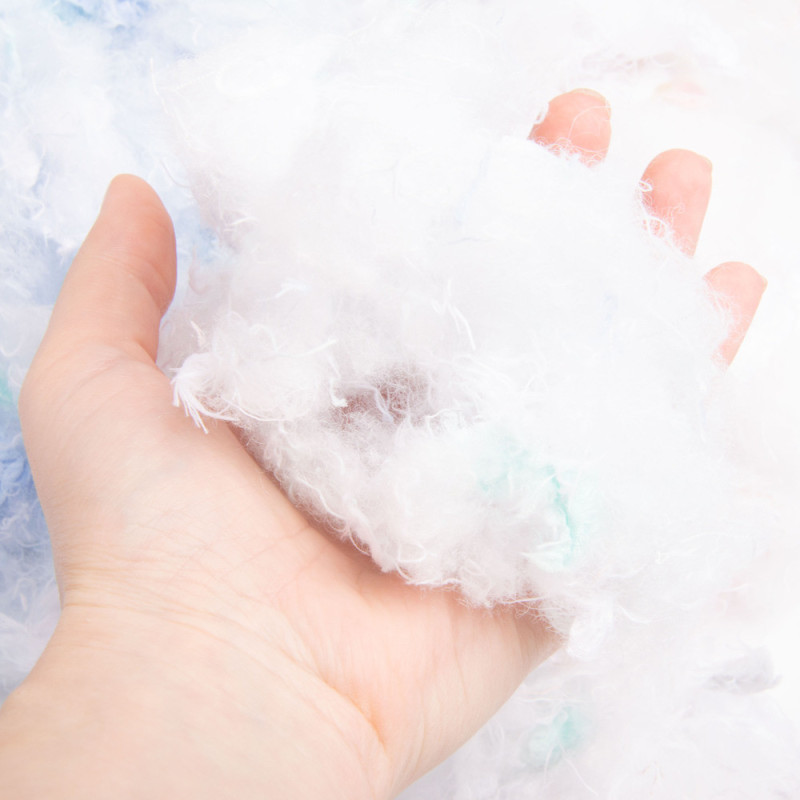 Наповнювач волокно текстильне регенероване, штучна текстильна вата 50 кг, вторсир'я