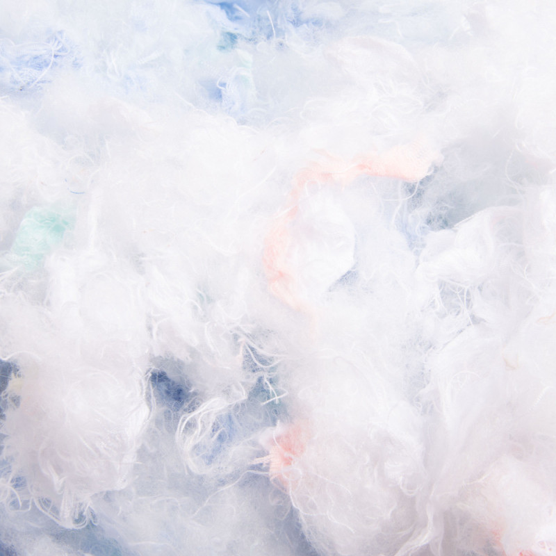 Наповнювач волокно текстильне регенероване, штучна текстильна вата 50 кг, вторсир'я