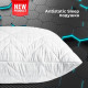 Подушка Antistatic Sleep 50х70 см IDEIA гіпоалергенна, штучний пух, антистатична тканина, з блискавкою