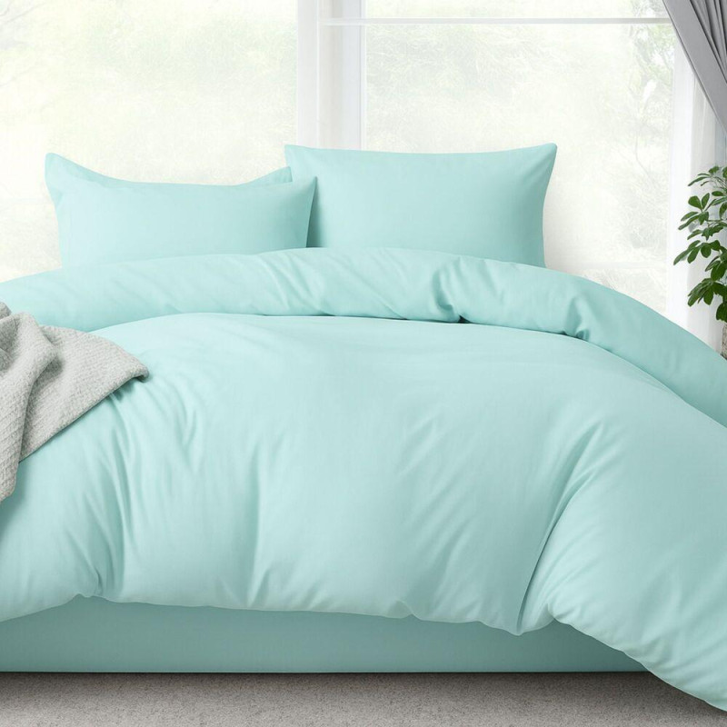 Комплект постільної білизни полуторний Tropical Dream IDEIA, у подарунковому пакованні м'ята