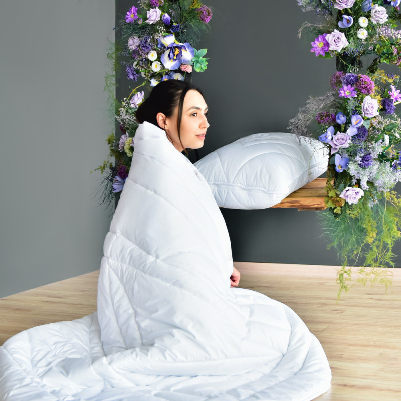 Ковдра Bamboo 175х210 см всесезонна IDEIA з бамбуковим наповнювачем бамбук тенсел