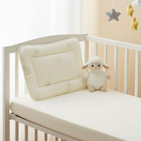 Подушка дитяча 40х60 см вовняна PAPAELLA в ліжечко плоска для немовлят вовна