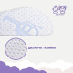 Подушка дитяча з наволочкою ортопедична 47х30/8/5 см PAPAELLA MEMORY FOAM з ефектом пам'яті