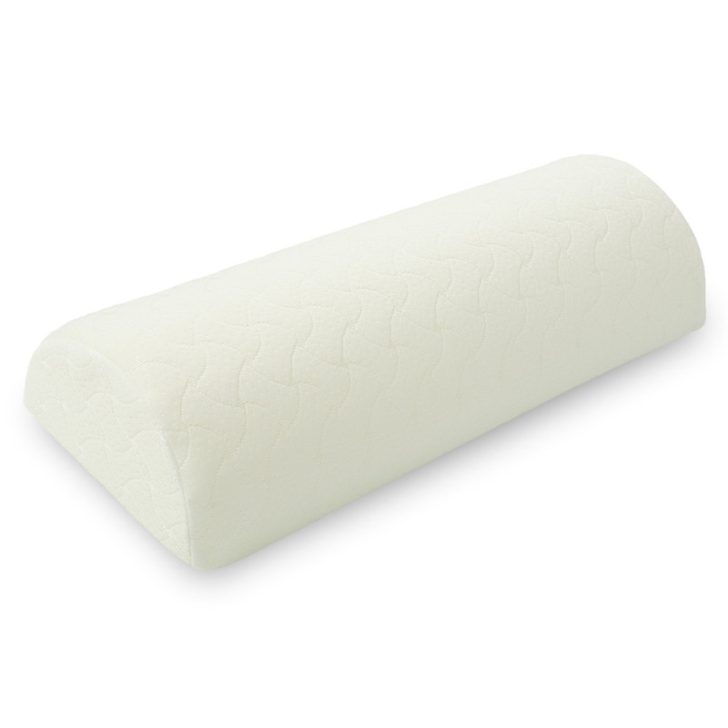 Подушка полувалік 10х49х20 см ортопедична IDEIA з ефектом пам'яті MEMORY FOAM з наволочкою на блискавці