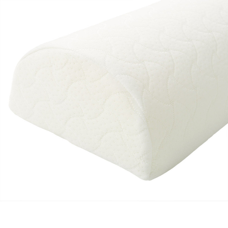 Подушка полувалік 10х49х20 см ортопедична IDEIA з ефектом пам'яті MEMORY FOAM з наволочкою на блискавці