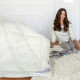 Ковдра Wool Classic зимова 140х210 см вовняна IDEIA тепла ковдра натуральна овеча вовна