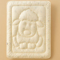 Ковдра дитяча зимова вовняна 100х135 см PAPAELLA натуральна вовна тепла ковдра для дітей