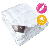 Ковдра Super Soft Classic 155х210 см літня IDEIA  лебяжого пуху антиалергенна штучний пух для літа