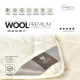 Ковдра Wool Premium 200х220 см вовняна зимова подвійна IDEIA вовна супер тепла натуральна бавовна