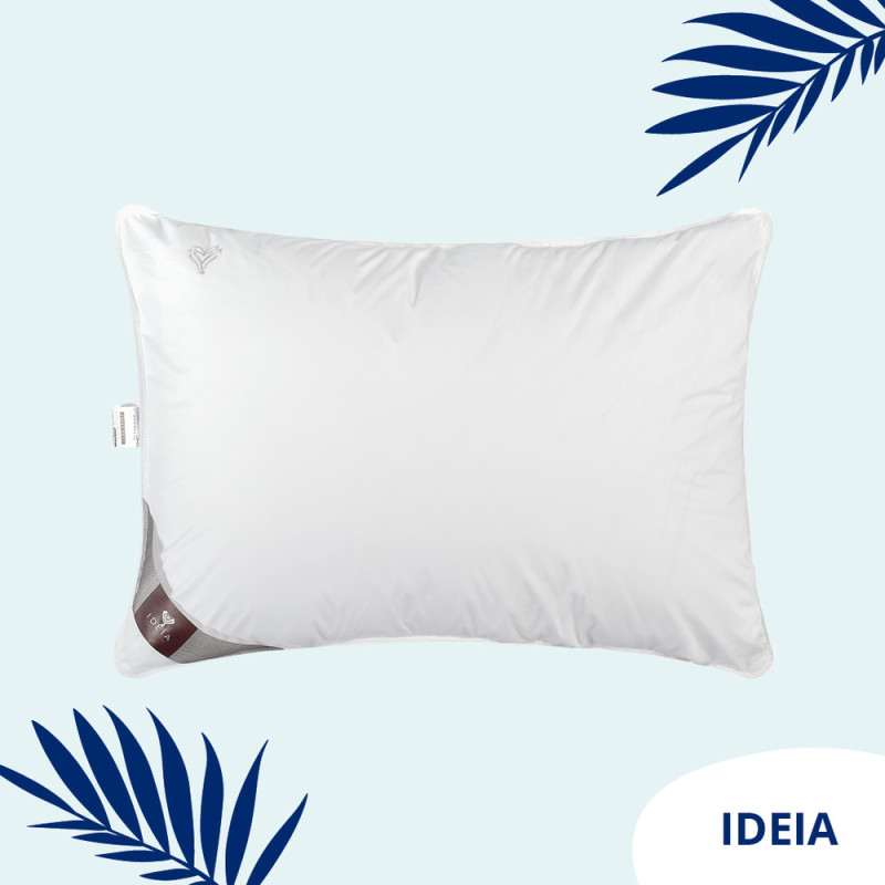 Подушка для сну Super Soft Premium 50х70 см IDEIA штучний пух антиалергенна м'яка бавовна перкаль
