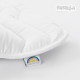 Подушка дитяча Comfort 40х60 см PAPAELLA для немовлят антиалергенна для дітей плоска низька біла