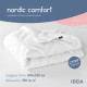 Ковдра літня NORDIC COMFORT євро 200х220 IDEIA антиалергенна легка для літа біла