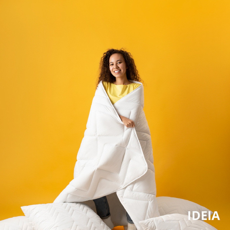 Ковдра зимова NORDIC COMFORT полуторна 155х210 см IDEIA антиалергенна тепла біла