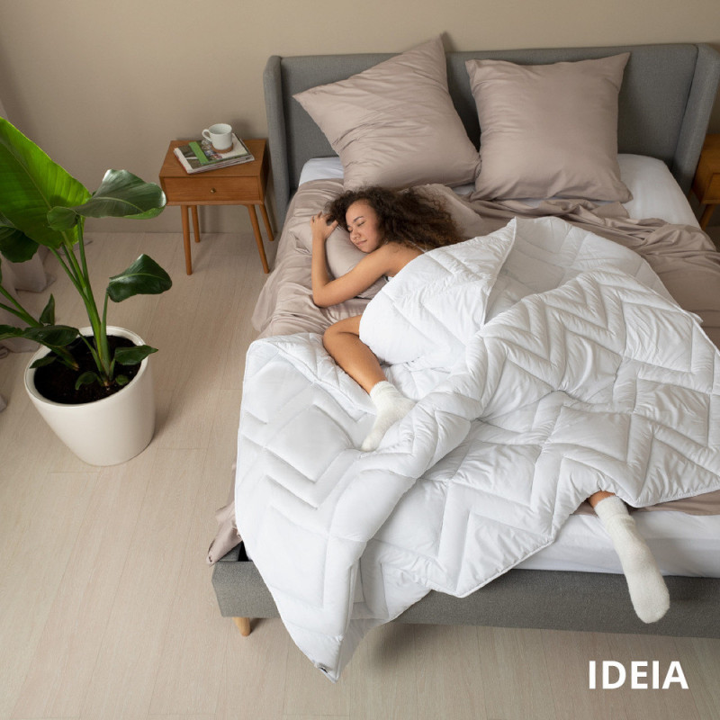 Ковдра зимова NORDIC COMFORT полуторна 155х210 см IDEIA антиалергенна тепла біла