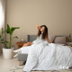 Ковдра літня NORDIC COMFORT двоспальна 175х210 см IDEIA антиалергенна для літа легка біла