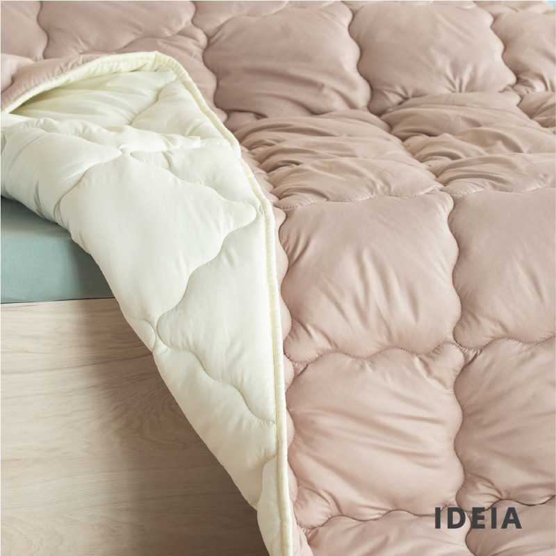 Ковдра WOOLLY вовняна зимова євро 200х220 см IDEIA супер тепла ковдра натуральна овеча вовна