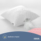 Подушка для сну 70х70 см NORDIC COMFORT+ IDEIA антиалергенна холофайбер чохол з блискавкою біла