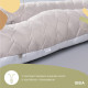 Подушка П-подібна для сну та відпочинку IDEIA 140х75х20 см U-shape з наволочкою на блискавці антиалергенна сіра комфортна