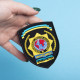 Шеврон на липучці International Police Association 7х9 см вишитий патч нашивка