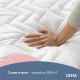 Наматрацник захисний 180х200х35 см NORDIC COMFORT LUXE IDEIA пл 250 гр/м2 натяжний з бортом по периметру