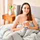 Ковдра Nordic Comfort зимова полуторна 200х220 см IDEIA антиалергенна тепла сіра