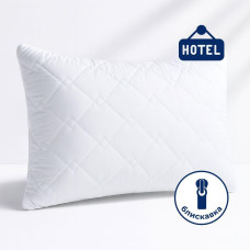 Подушка 50х70 см Classic Soft IDEIA антиалергенна штучний пух з блискавкою 2 чохли для готелів та дому