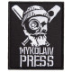 Шеврон на липучці для журналістів MYKOLAIV PRESS 7х8,5 вишитий патч нашивка для працівників медіа та ЗМІ